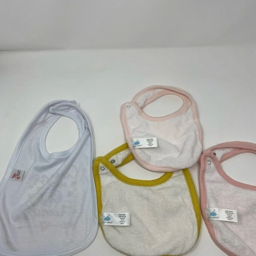 NEW - Bundle of 4 Baby Bibs